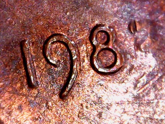 1983-P-Copper-Lincoln-Cent-Missing-#3-In-Date