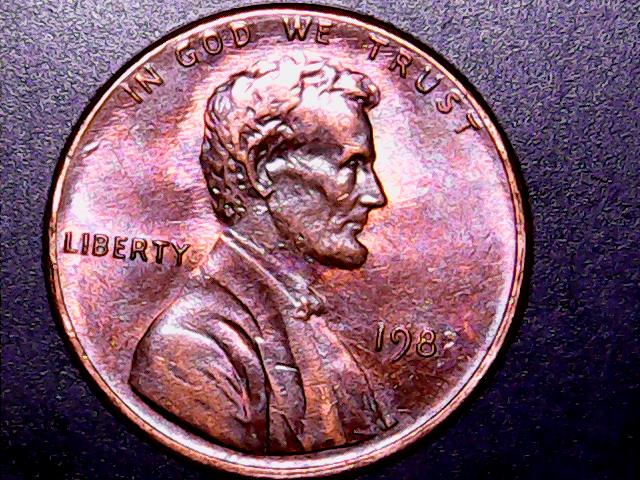 1983-P-Copper-Lincoln-Cent-Missing-#3-In-Date