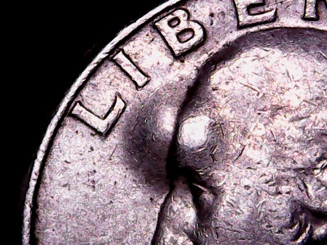 1976-D-Bicent-Qtr--Lamination-Error