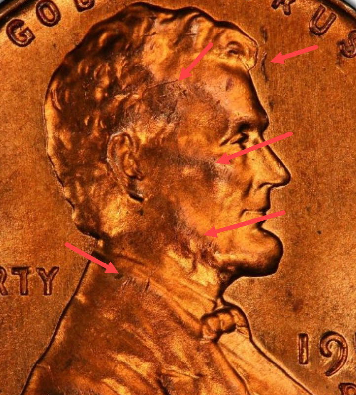 1956-D-Lincoln-To-Help-Grade-Possible-Submission--Two-Sets-Of-Pictures
