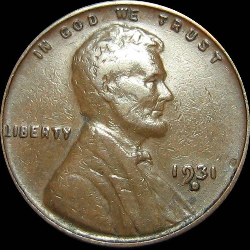 1931-D-Lincoln-Wheat-Cent-For-Grading.