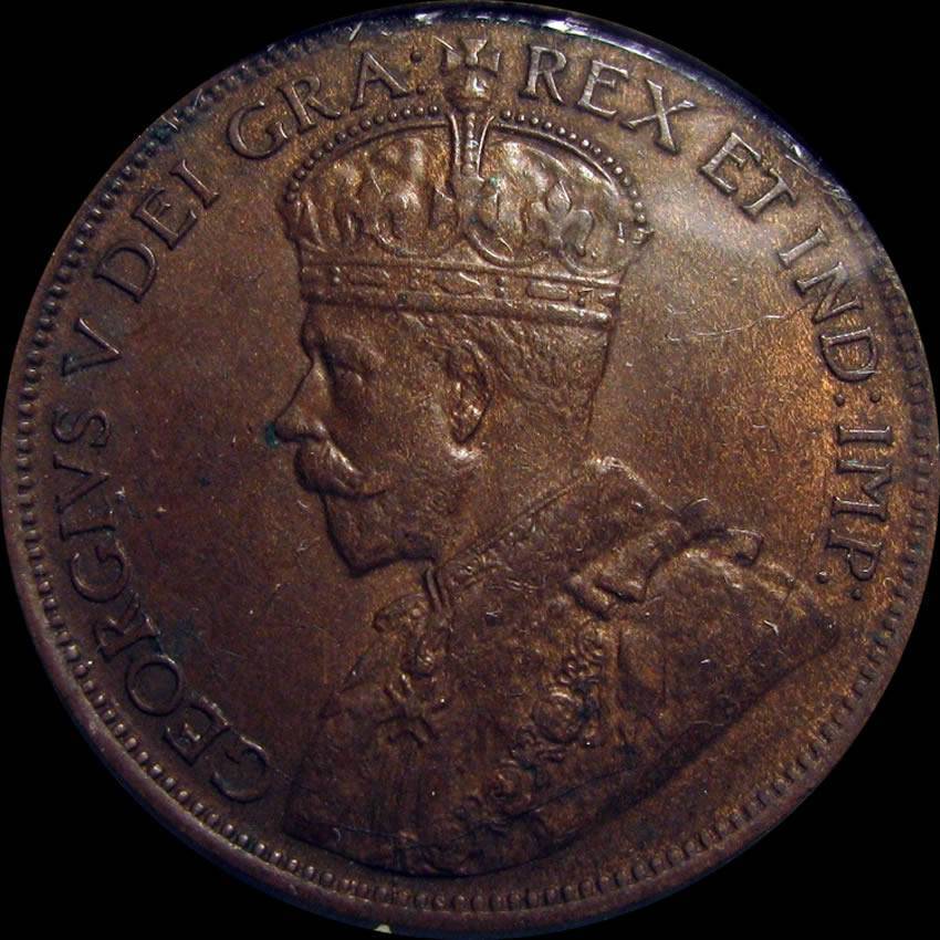 1916-George-V-Large-Cent-For-Grading