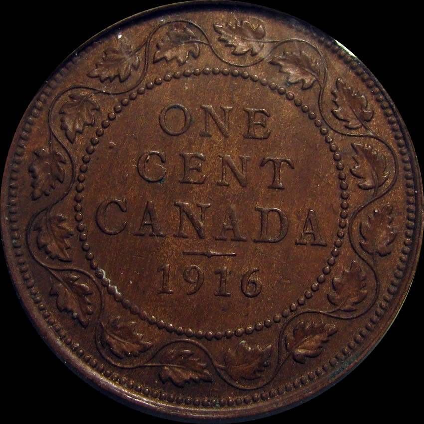 1916-George-V-Large-Cent-For-Grading