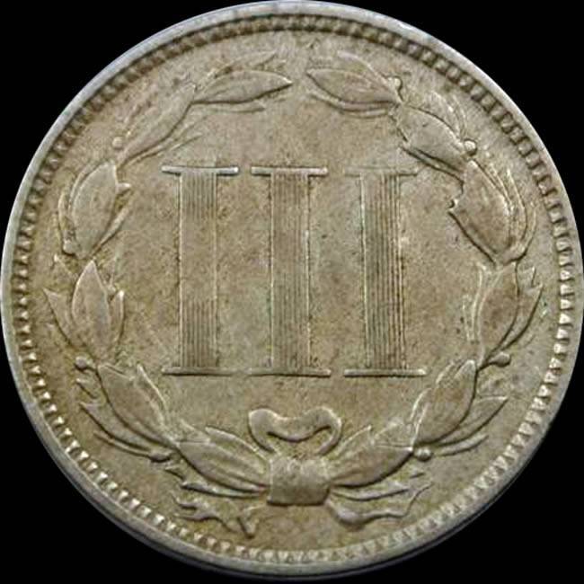 1865-Three-Cents-Nickel-For-Grading.
