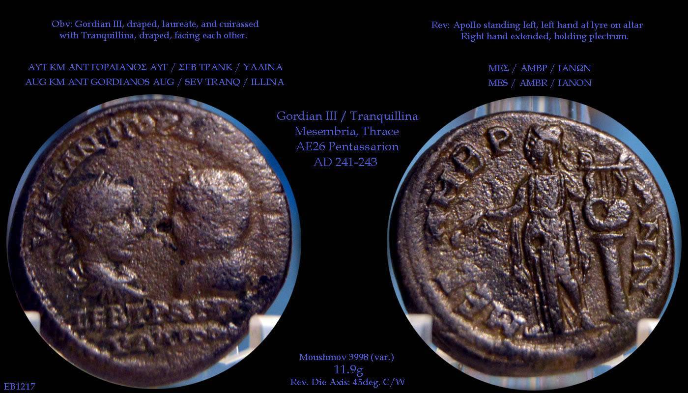 Gordian-III/Tranquillina-Ae26,-New-Photos-Added!