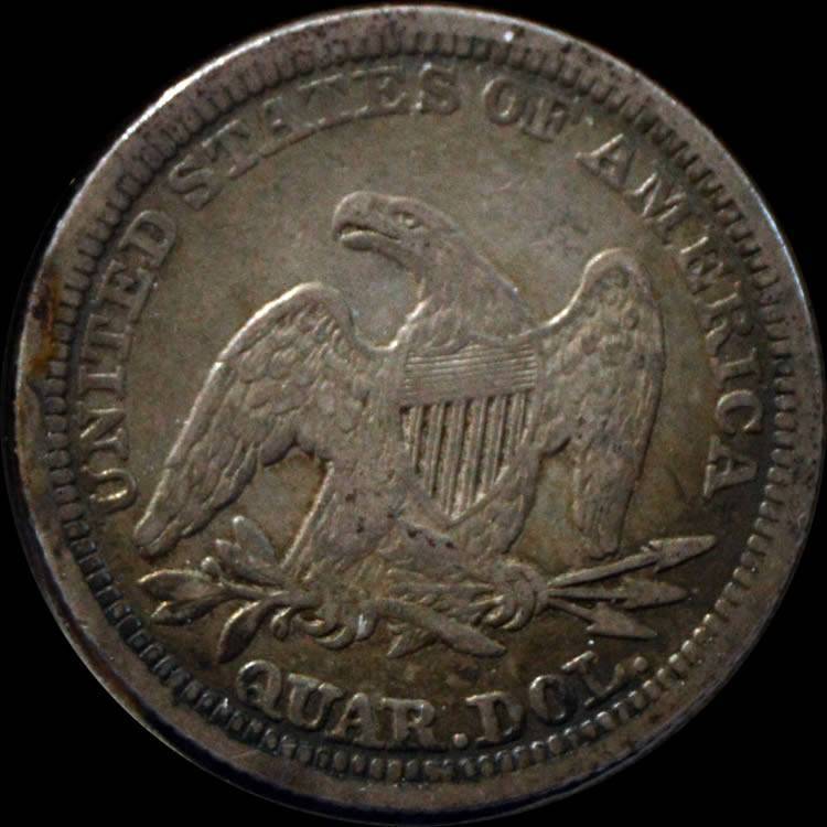 1858-Liberty-Seated-Quarter-For-Grading---New-Pictures-Added-12/30/17!