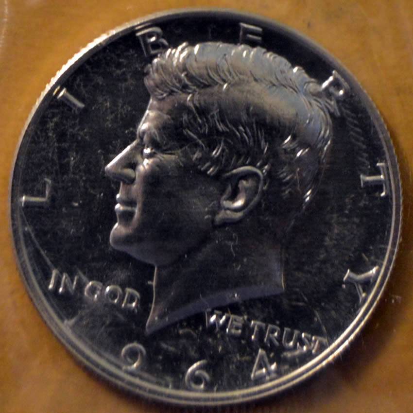 1964-Proof-Set-W/Accented-Hair-Kennedy