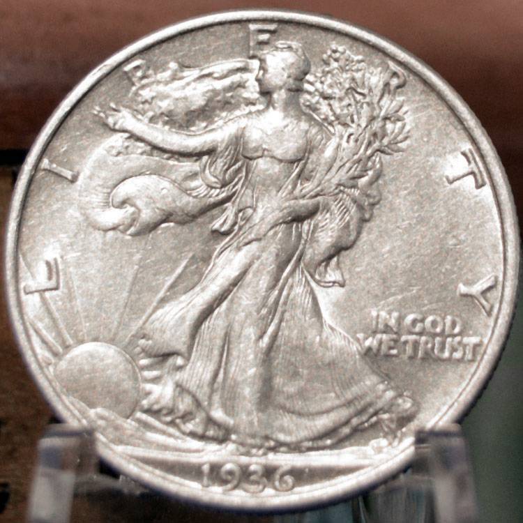1936-Walking-Liberty-Half-Dollar-For-Grading.