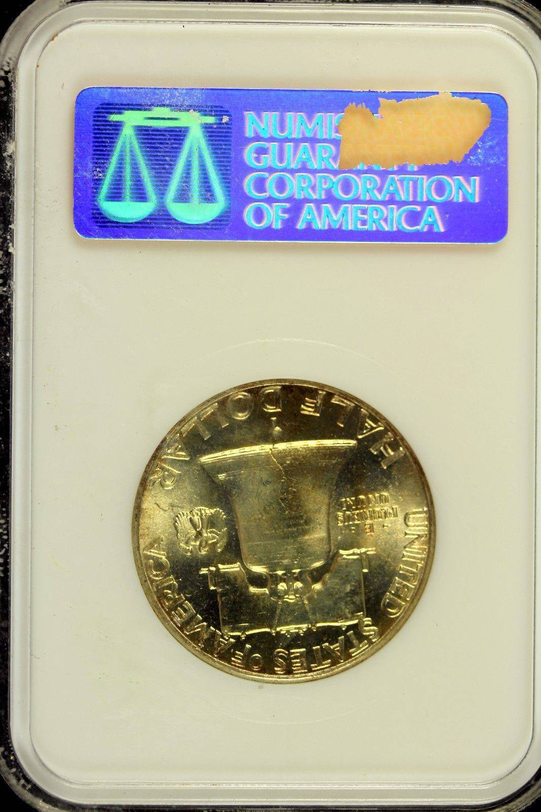 1961-Franklin-Half-Dollar-Guess-The-Grade-Vs.-NGC,-Nice-Toning!