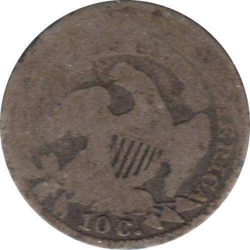 1833-Capped-Bust-Dime,-$5-Edition---GTG
