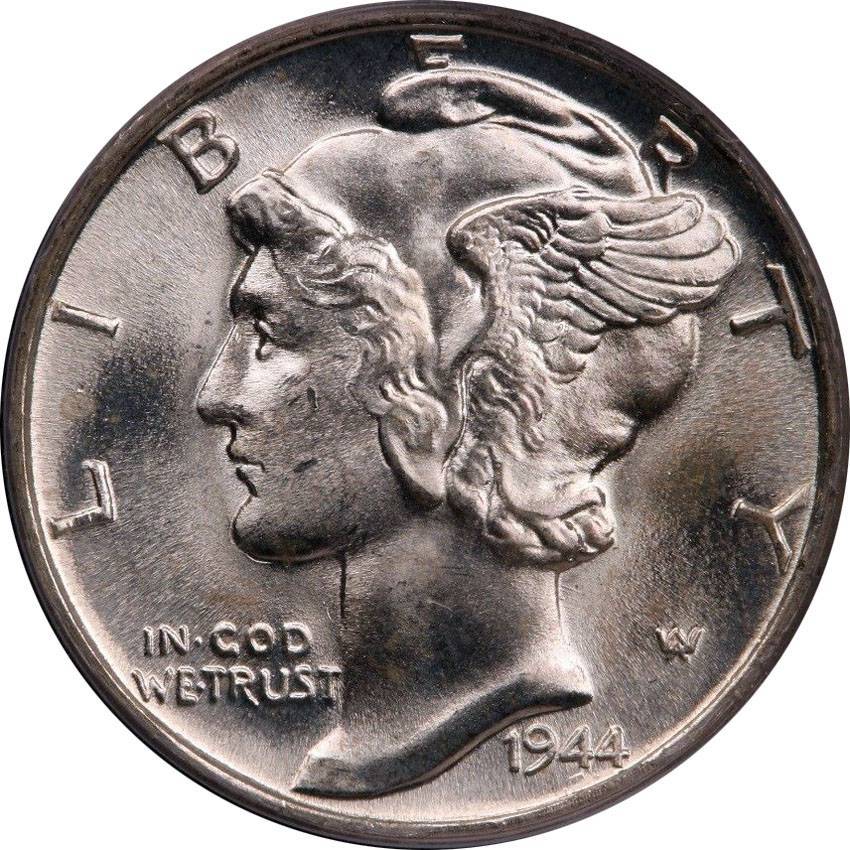 1944-D-Mercury-Dime-For-Grading