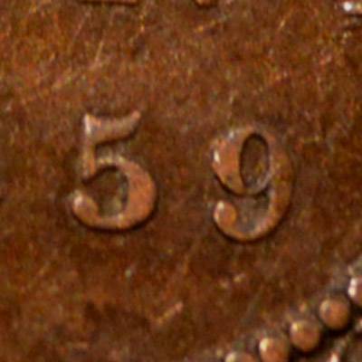 Neat-1859-N9-With-Die-Cracks-Obverse-&-Reverse.