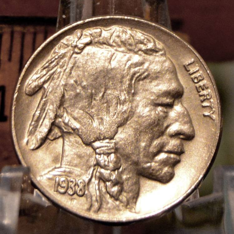 1938-D-Buffalo-Nickel-For-Grading,-Nicer-Raw-Coin,-AU-Or-Slider-Uncirc?