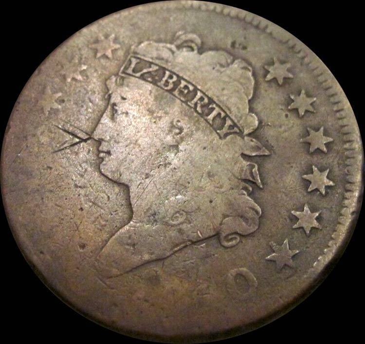 1810-Classic-Head-Large-Cent-For-Grading