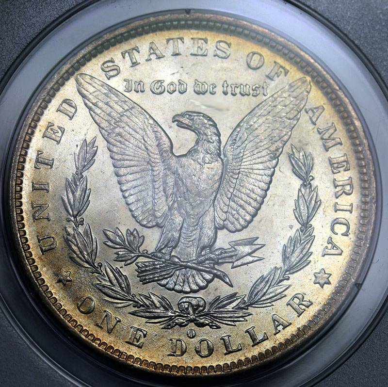 1883-O-Morgan,-Wicked-Die-Cracks,-Toning,-You-Vs.-PCGS