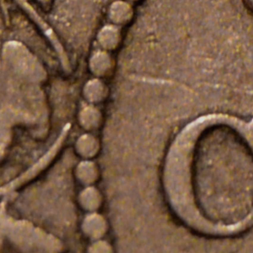 1859-Victoria-Large-Cent---Reverse-Struck-Through-Grease-On-Date?