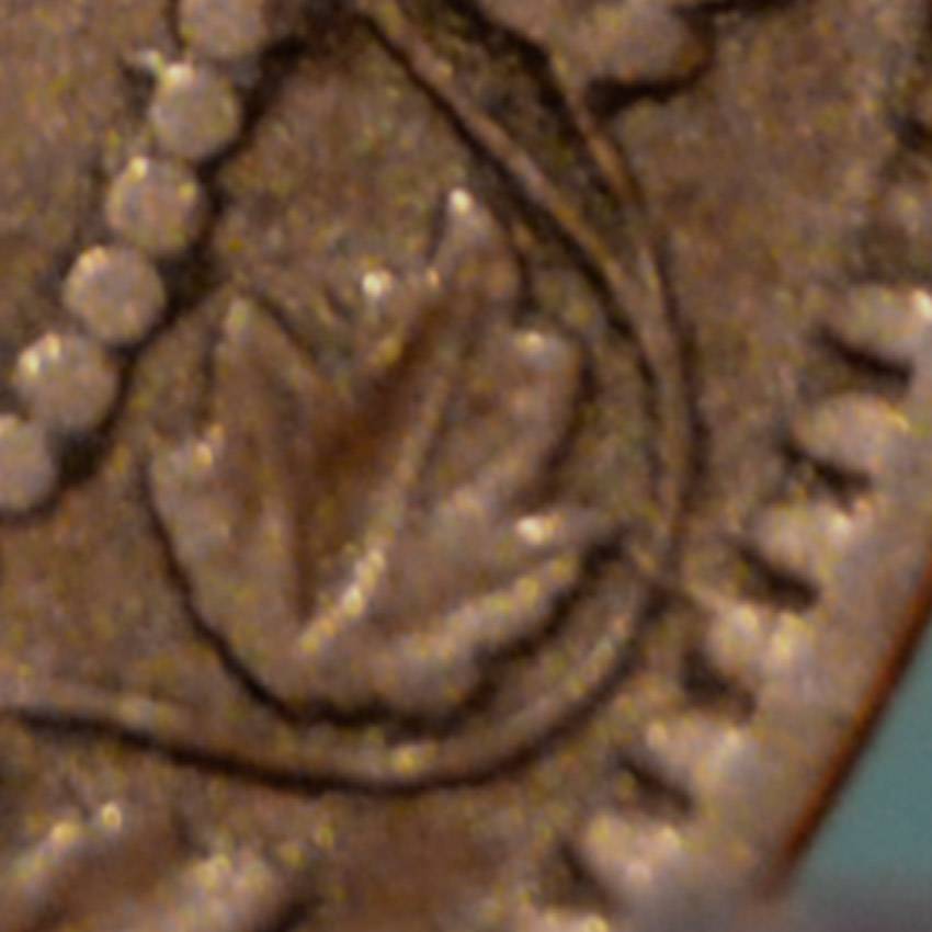 1859-Victoria-Large-Cent---Reverse-Struck-Through-Grease-On-Date?