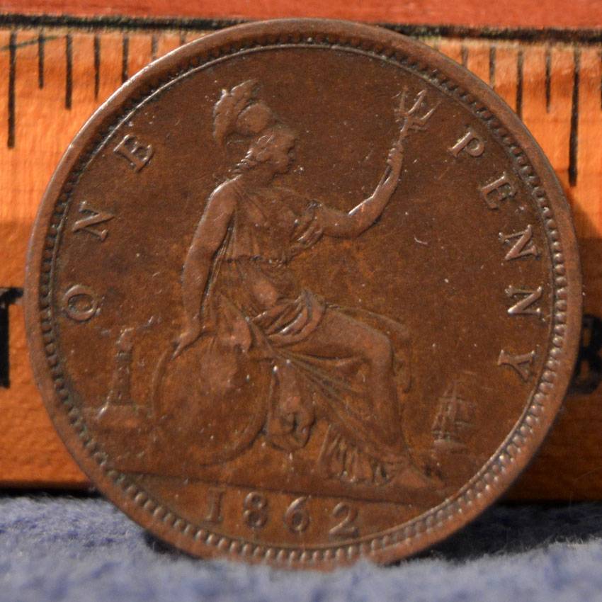 Would-This-Be-Considered-A-Fake?-1862-Great-Britain-1/2-Penny