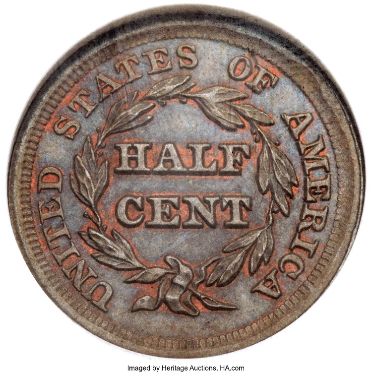 1853-1/2c-Braided-Hair-Half-Cent---Maybe-Fake?