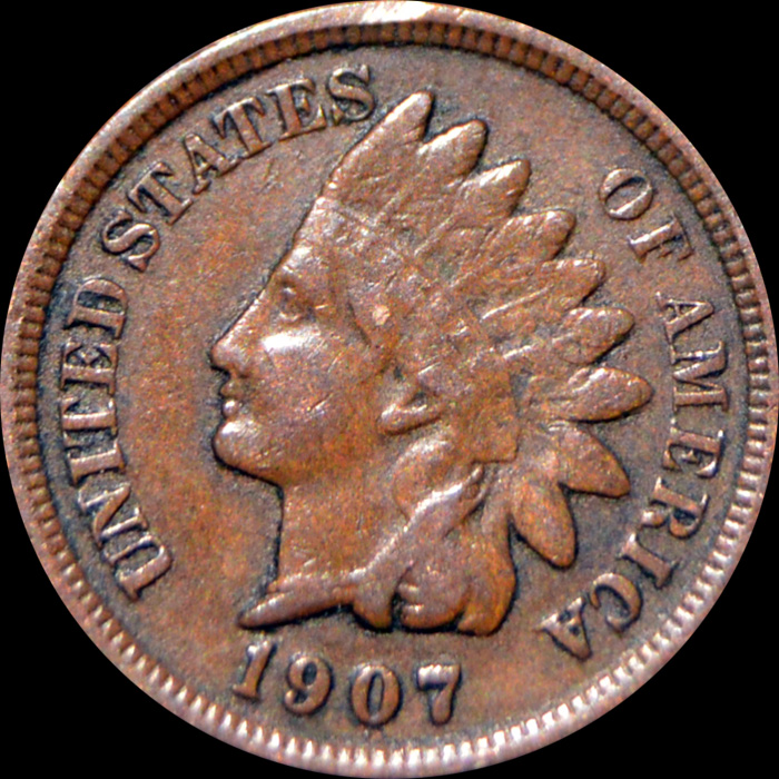 1907-Indian-Head-Cent-For-Grading