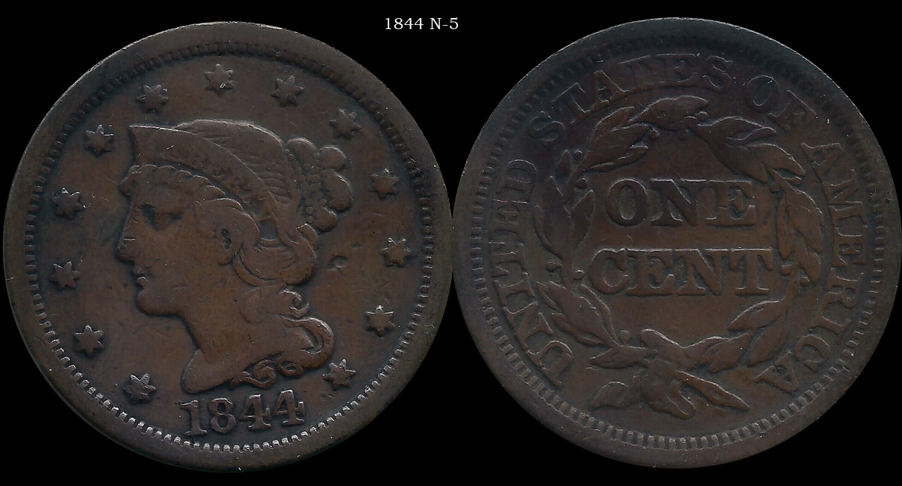 1844-Braided-Hair-Large-Cent-For-Grading