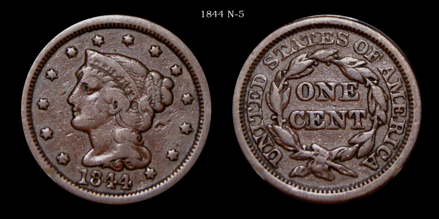 1844-Braided-Hair-Large-Cent-For-Grading