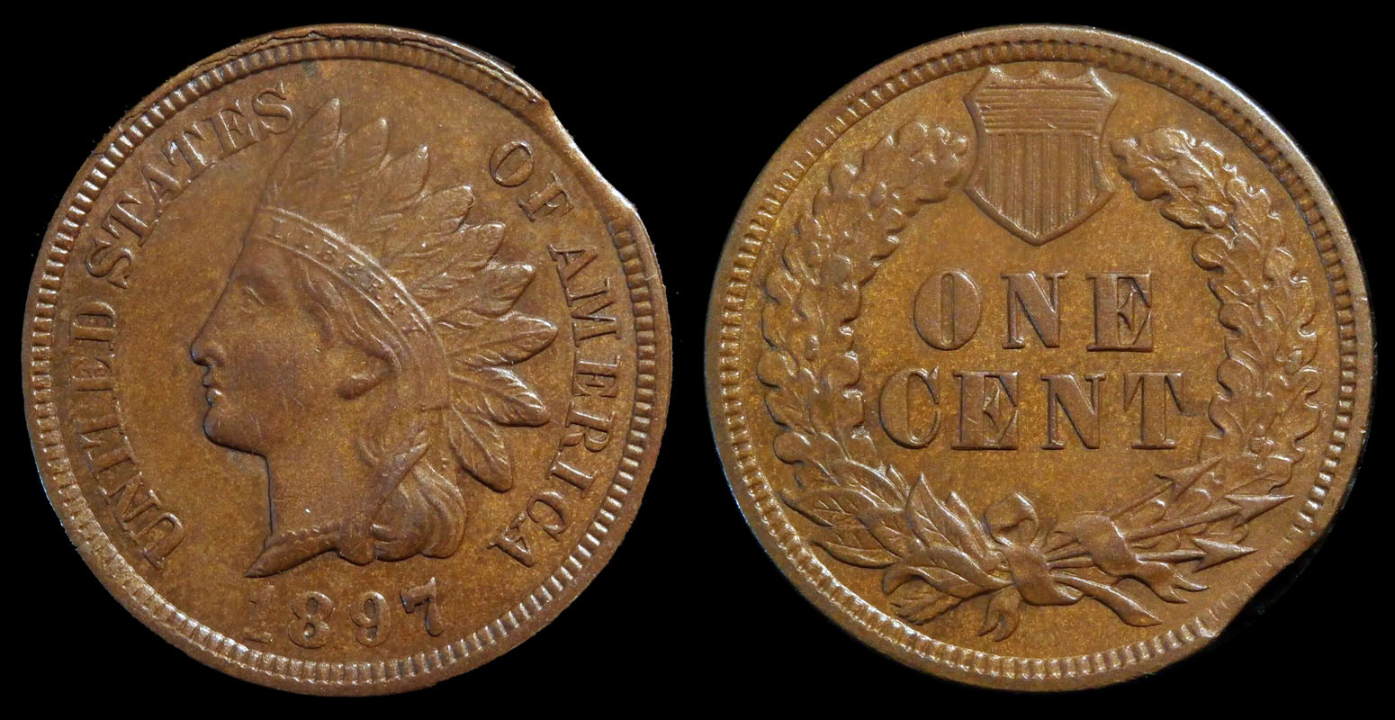 1897-Indian-Head-Cent-Clipped-Planchet-For-Grading