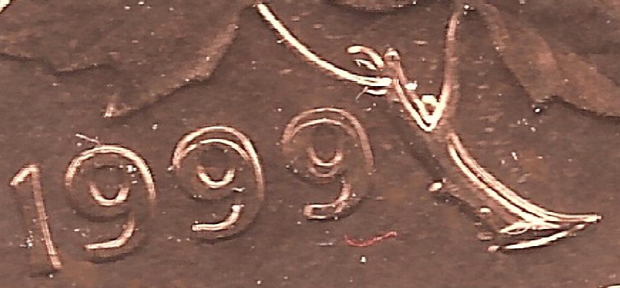 1999-Small-Cent-Double-Date,-Bud,-And-Spine-Varieties