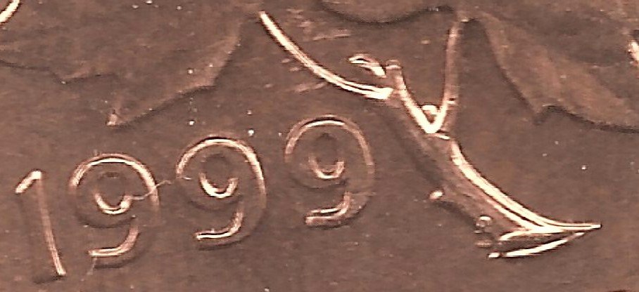 1999-Small-Cent-Double-Date,-Bud,-And-Spine-Varieties