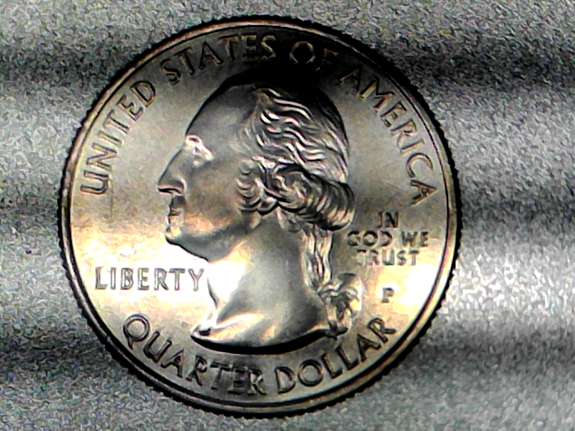 2019-S-Quarter-?-Die-Chipon-US-Flag.-Die-Brake-On-Right-Side-Flag.