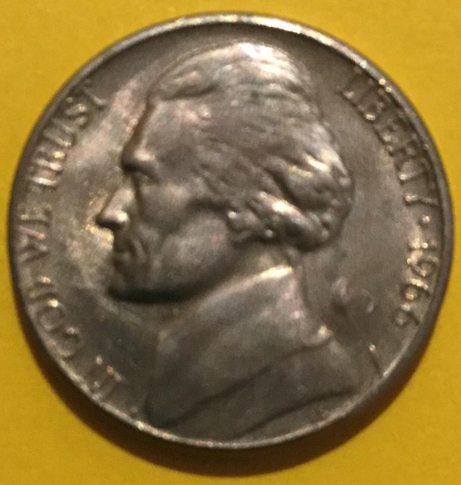 1966-Thomas-Jeffereson-Nickel-Filled-In-Tie!