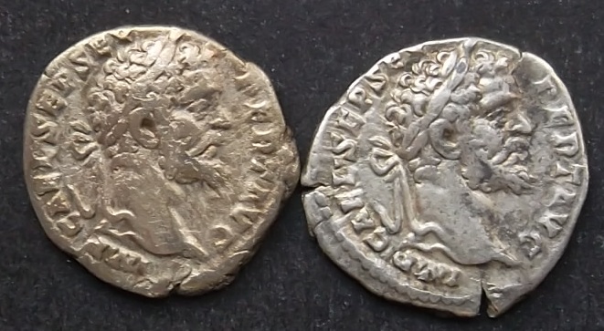 Two-S.-Sever--Legionary-Denarius-From-The-Same-Dies?