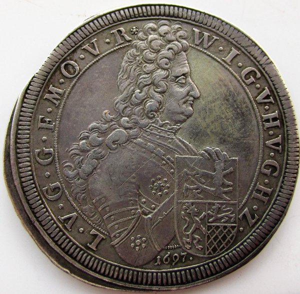 Hohenlohe-Neuenstein-Neuenstein-1697-Gfn-Thaler---How-Much-It's-Worth/Would-You-Pay-For-It?