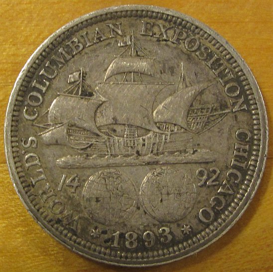 1893-Columbian-Half-Dollar---Not-Bad,-Except-For-That-Scratch...