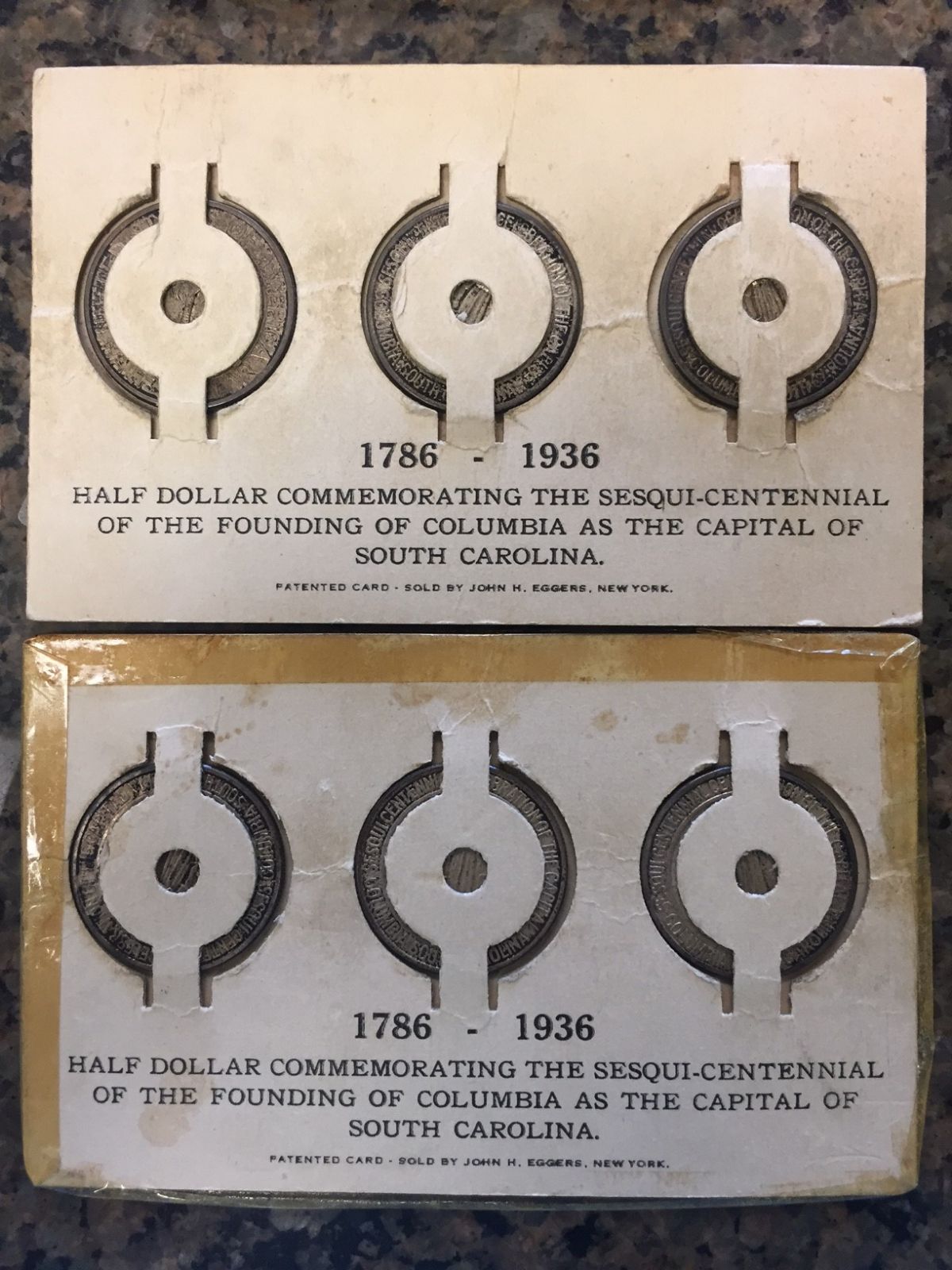1936-Columbia-Commemorative-Half-Dollar-PDS-Sets-Double-The-Fun!