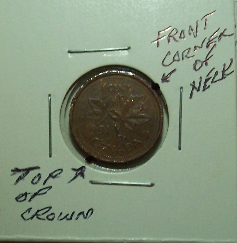 1991-Canadian-1-Cent-Rotated-Die