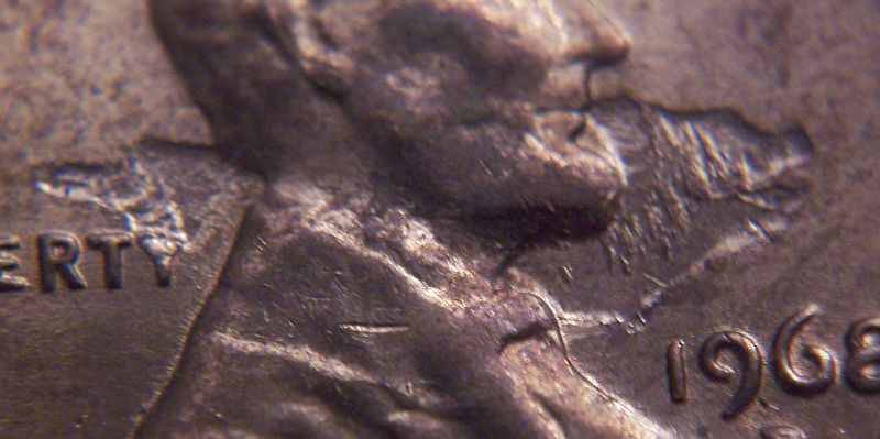 1968-D-Lincoln-Cent,-Strike-Thru?