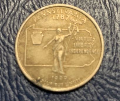 1999-Pennsylvana-State-Quarter,-P-Mint-Mark-Could-Be-Experimental-Planchet