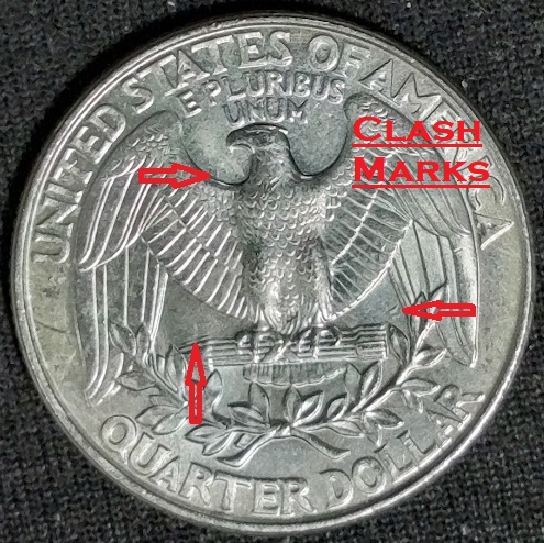 1997-P-25c-Washington-Quarter-Precud,-Spike-Head,-And-Clash