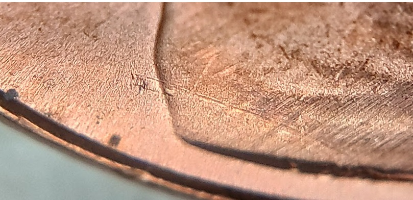 1983-P-Lincoln-Cent--Struck-On-A-Damaged-Planchet.