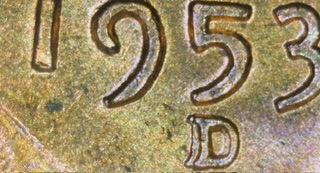 1953-D-Lincoln-Cent--Double-Punched-Mint-Mark-Or-Machine-Doubling