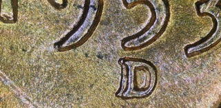 1953-D-Lincoln-Cent--Double-Punched-Mint-Mark-Or-Machine-Doubling