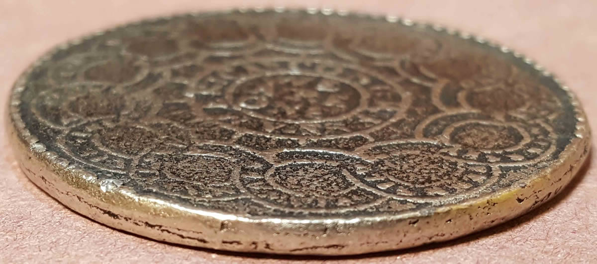 1776-$1-Continental-Curency,-Pewter-Coin