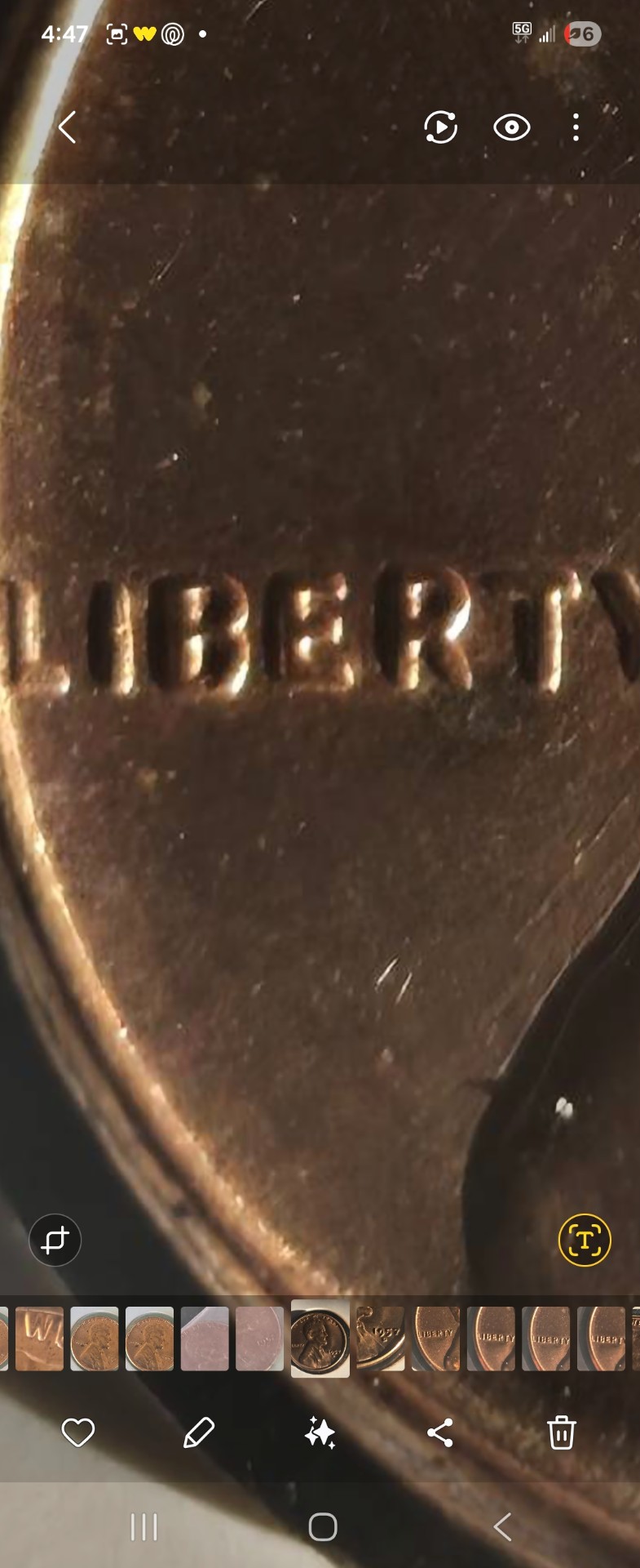 Double-Die-1957-Penny--Error