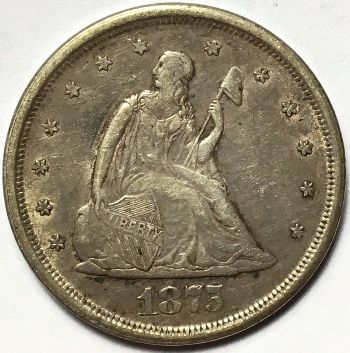 1875-S-Twenty-Cent-Piece-For-Grading