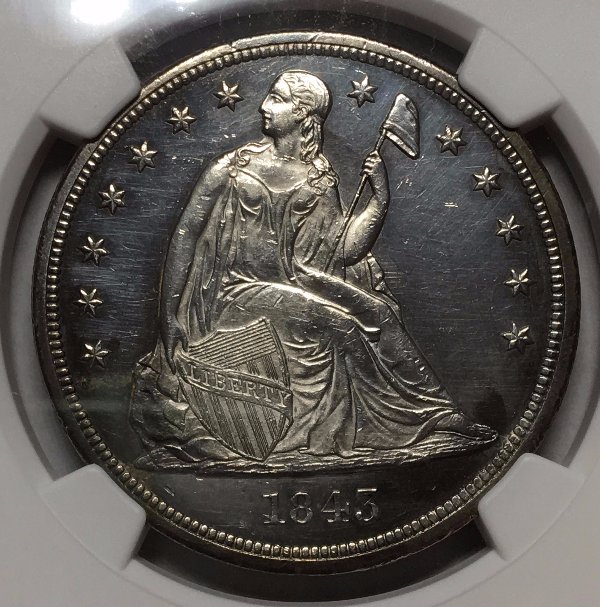1843-Seated-Liberty-Dollar-For-Grading