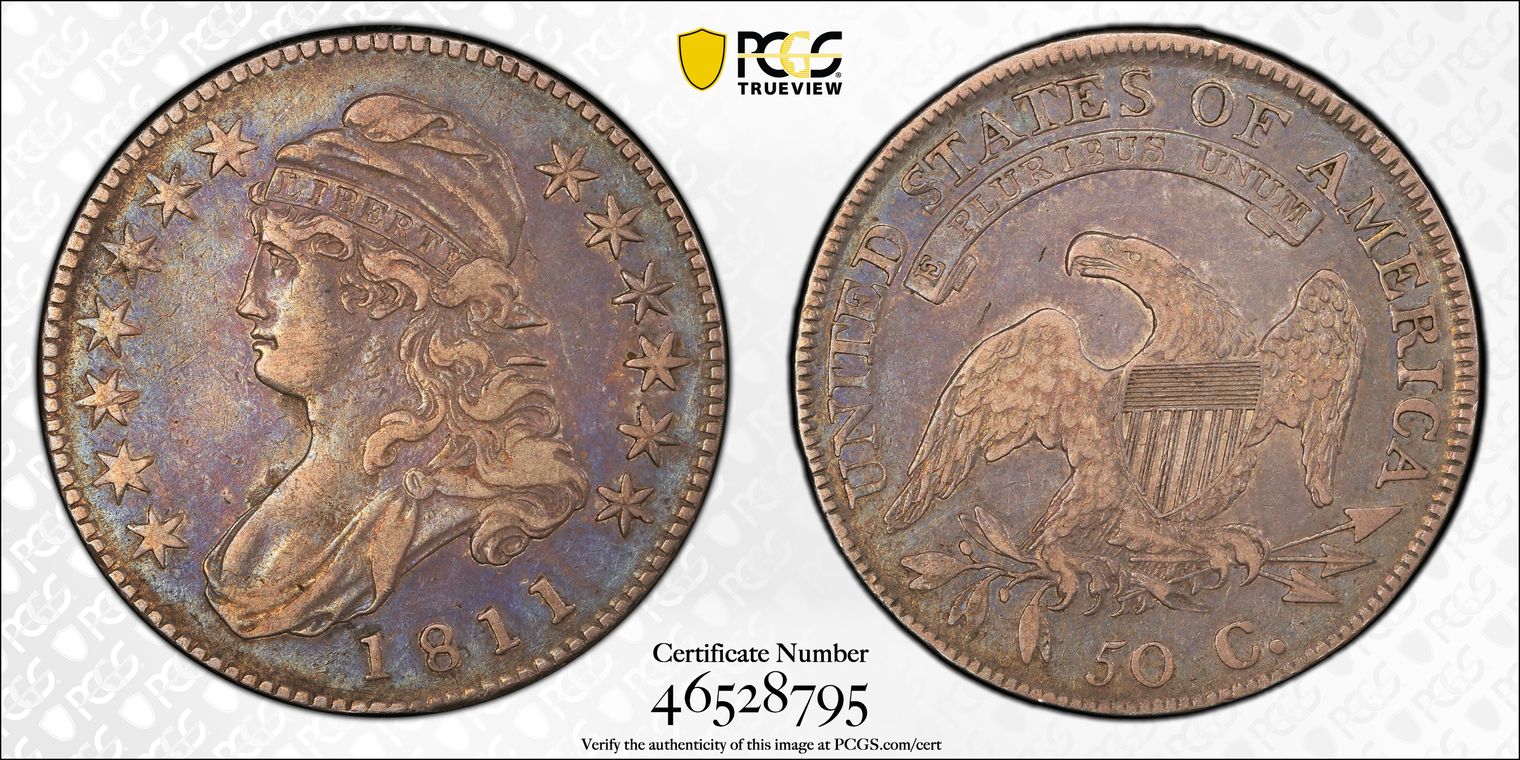 1811-Capped-Bust-Half-Dollar-O-105-For-Grading