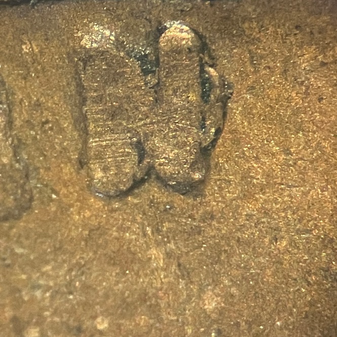 1942-Lincoln-Cent-With-Bizarre-Appearance-Of-Letters-In-Motto