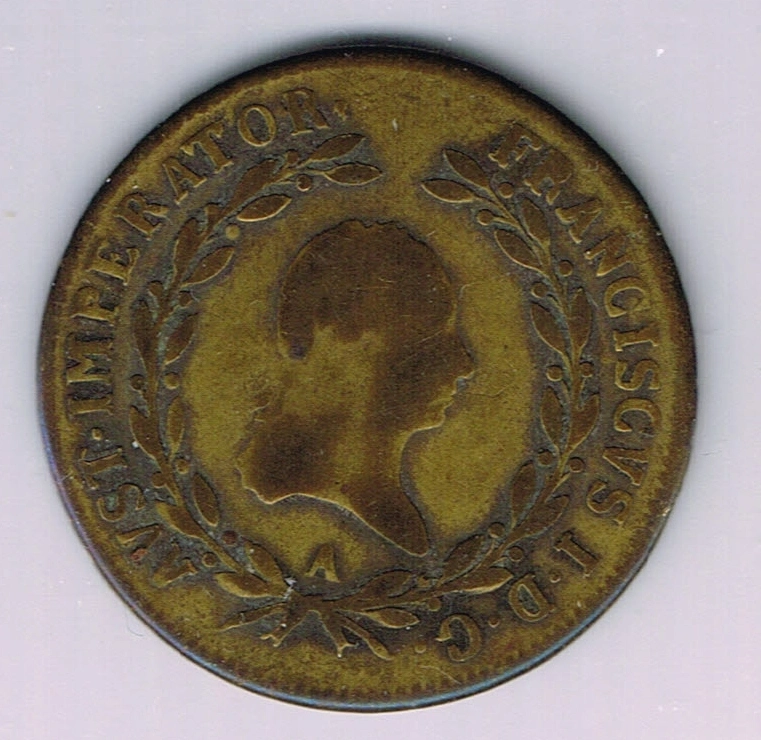 Austria-1823A-20-Kreuzer-Material