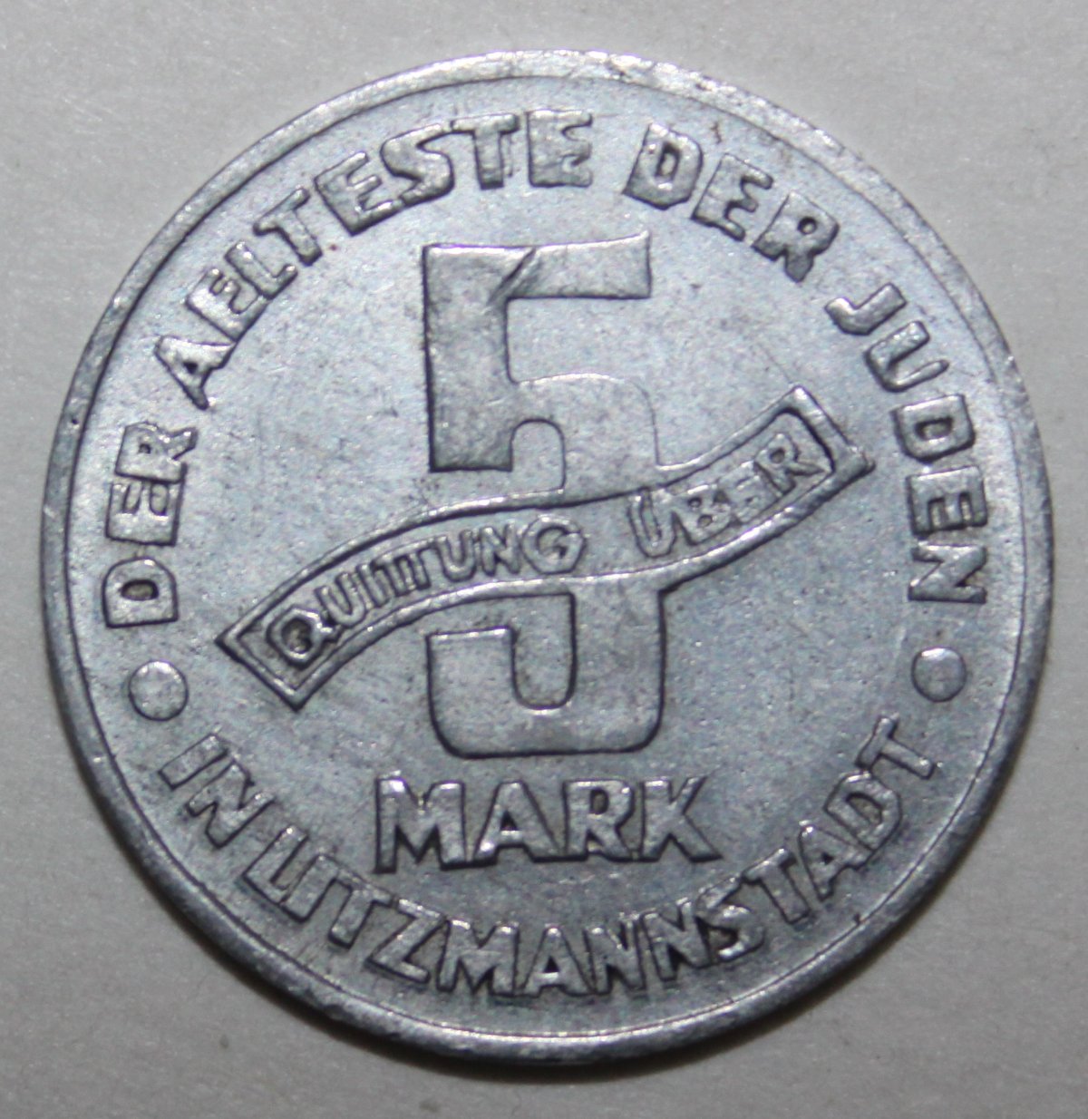 Authenticity---Lodz-Getto-1943-5-Mark,-20-Mark?